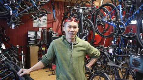 Howard Lee est propriétaire de Cycles Saint-Laurent depuis plus de 20 ans.