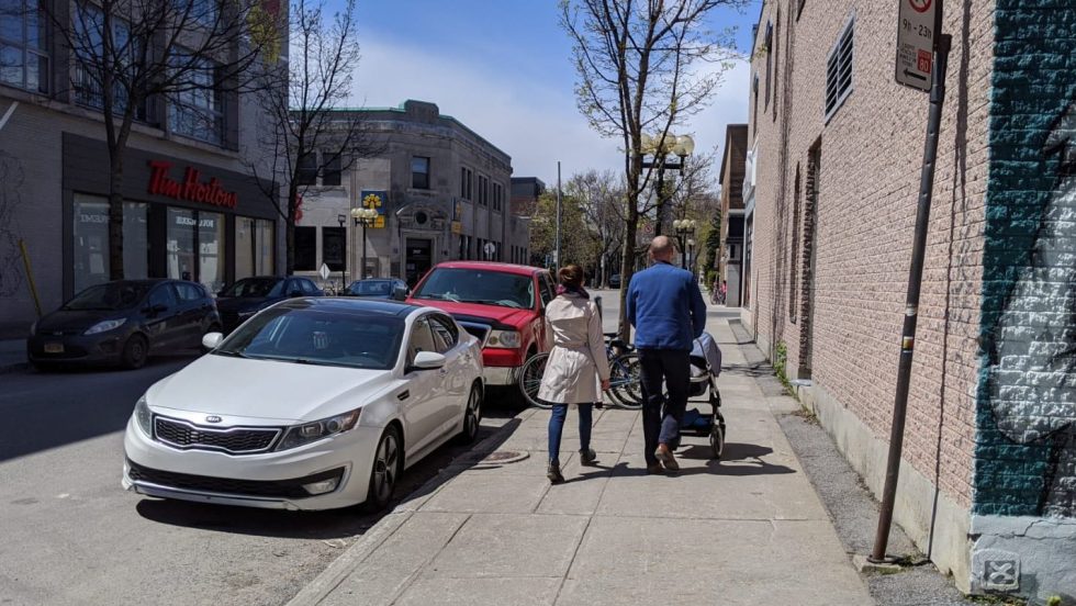 Le but des milieux de vie verts et actifs est de favoriser les déplacement à pied ou à vélo.