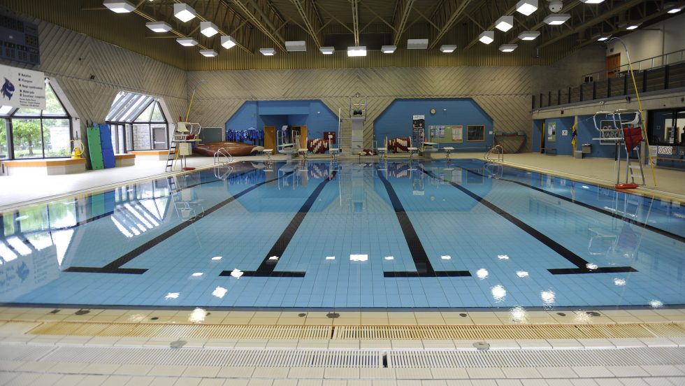 Une des piscines intérieures Sophie-Barat