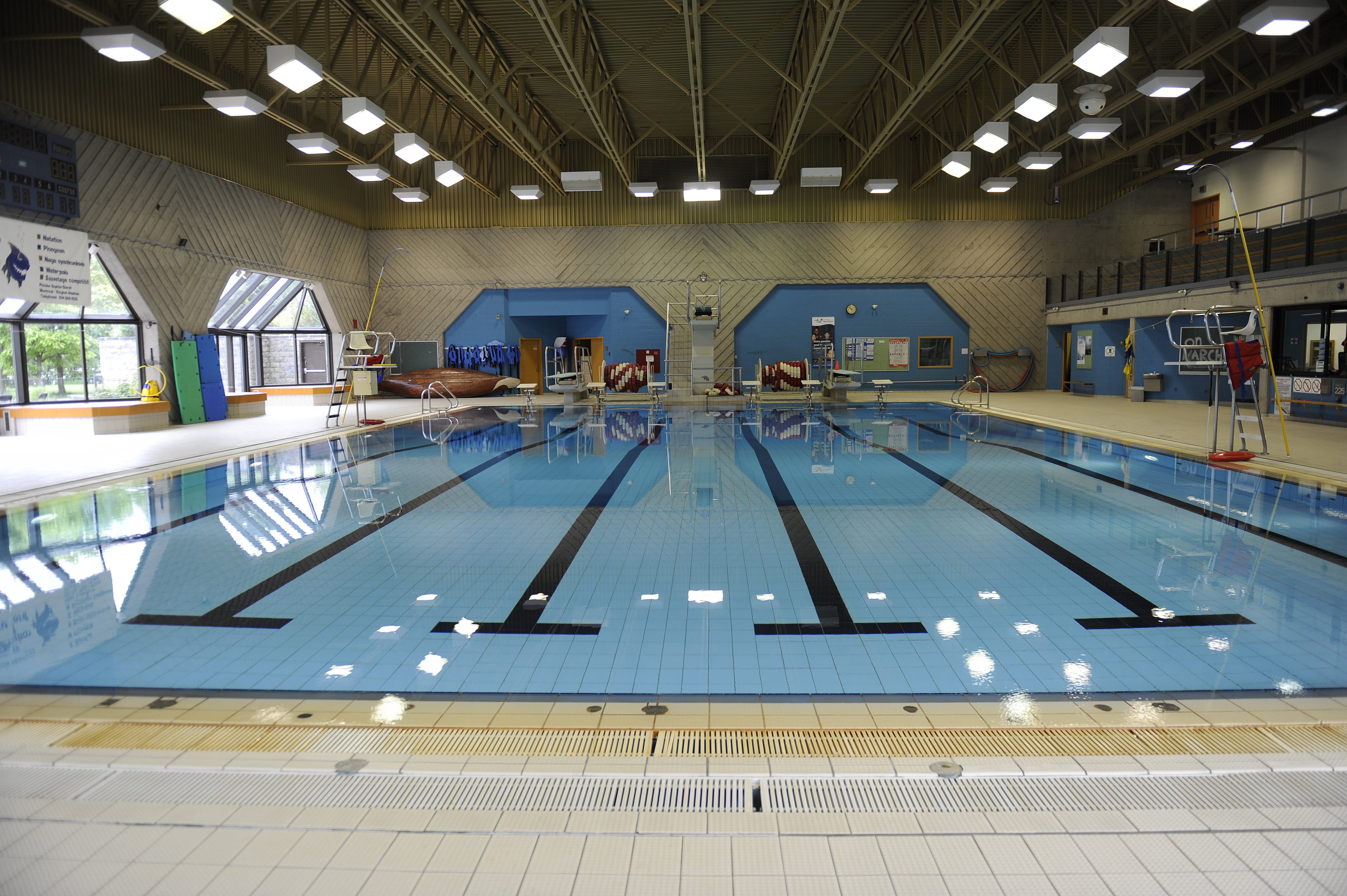 Une des piscines intérieures Sophie-Barat