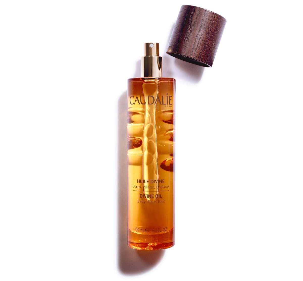 Bouteille d'huile pour le corp