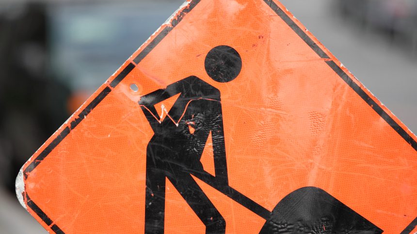 pancarte chantiers travaux