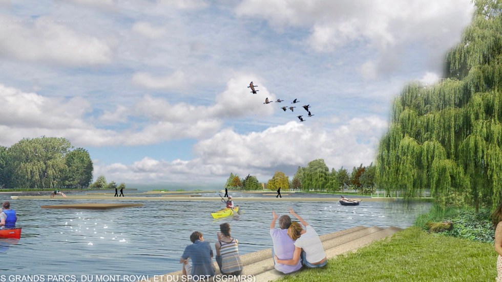 La marina de Lachine est située entre le parc René-Lévesque et le Vieux-Lachine.