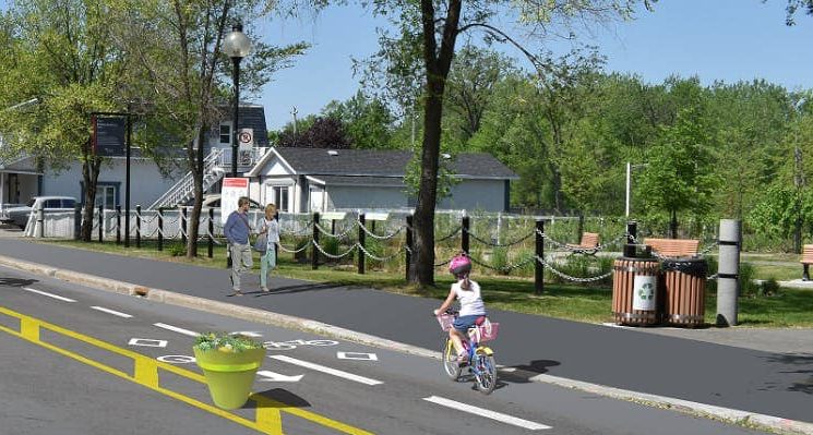 Le Projet poussette vise l’implantation d’un corridor cyclable et piéton sur le boulevard Gouin.
