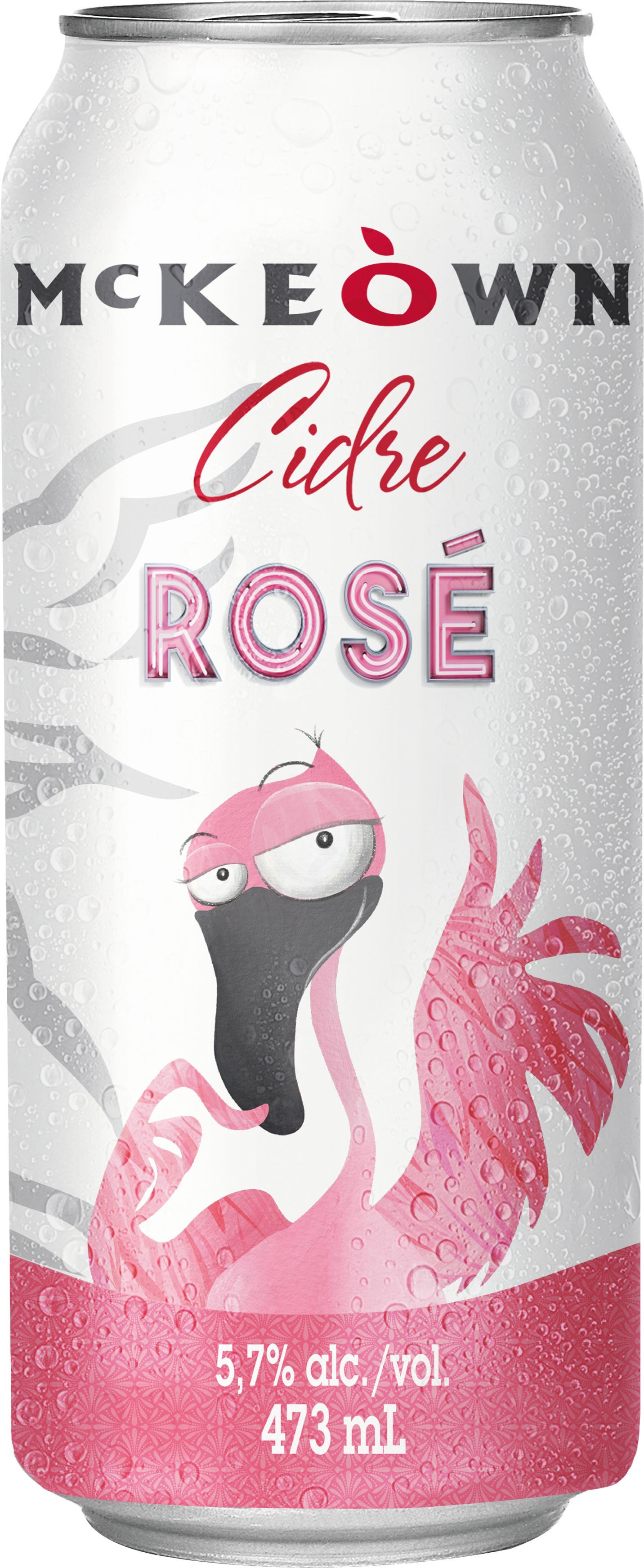 Cannette de cidre ros&eacute;