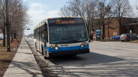Un autobus à Montréal