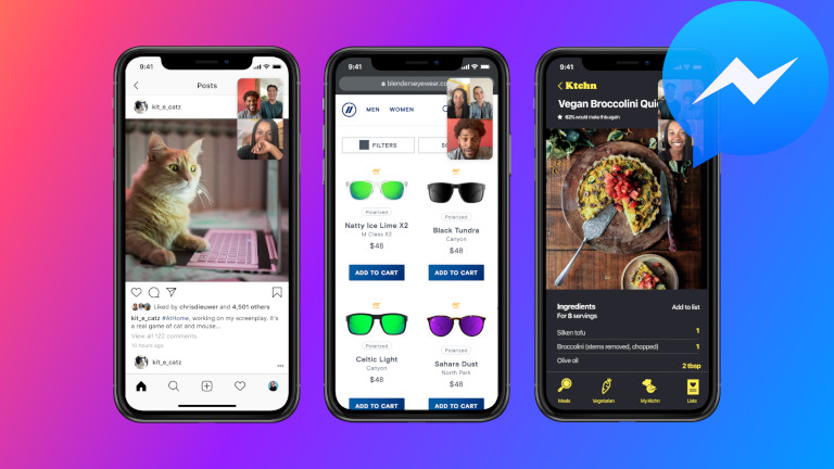 Messenger nous permet de partager l’écran de notre téléphone à nos proches lors d’un appel vidéo. Facebook Messenger partage écran téléphone intelligent appel vidéo