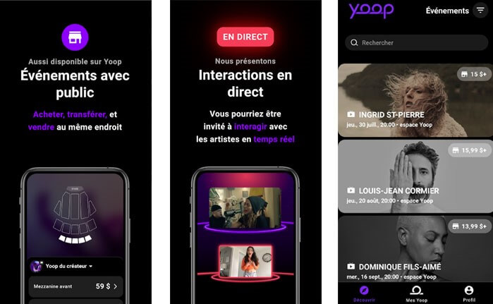 Un aperçu de ce dont a l’air l’application Yoop. /datascontent/apercu-application-yoop-android.jpg