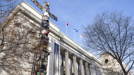 Le musée des beaux-arts de Montréal.