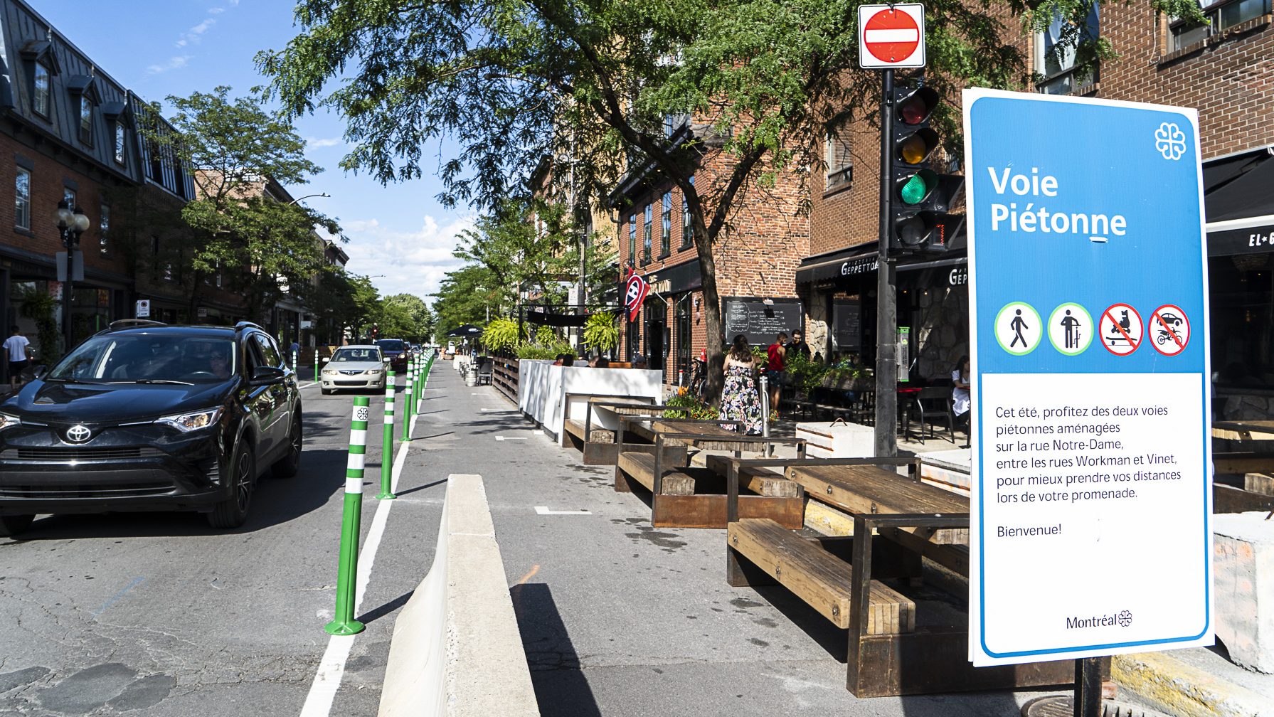 Réaménagement de la rue Notre-Dame: l'arrondissement fait volte-face