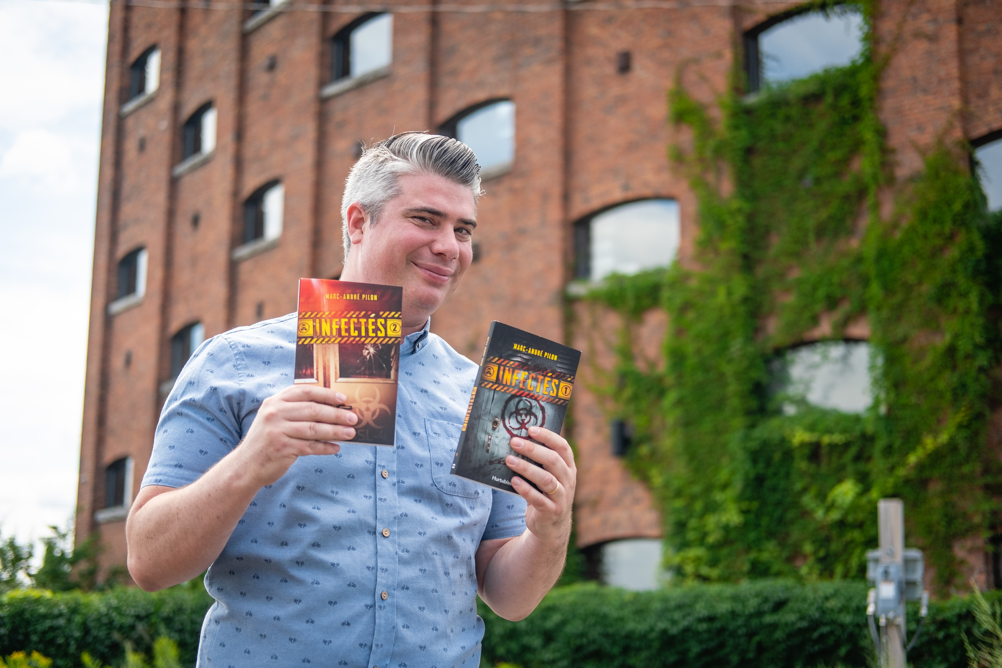 Marc-André Pilon, auteur de la série de romans jeunesse «Infectés».