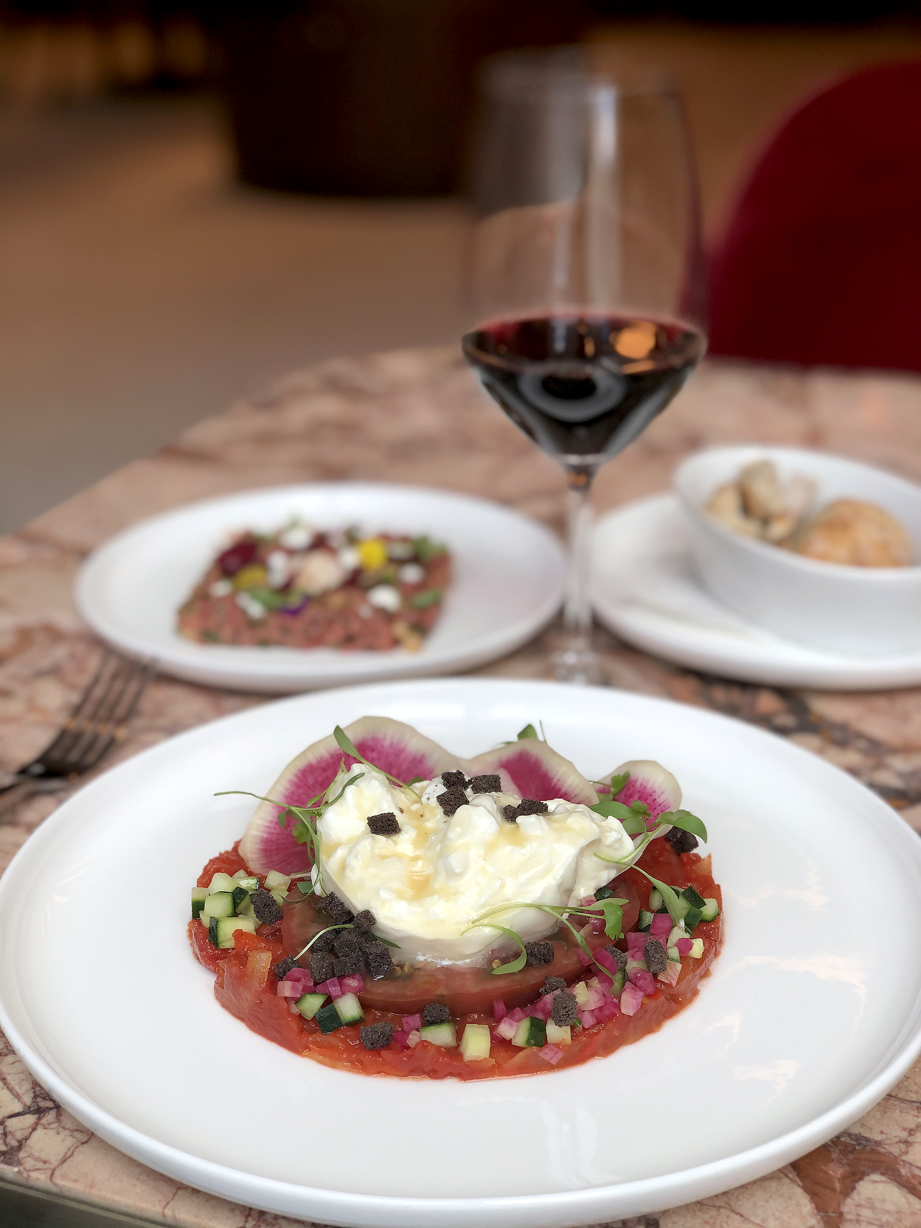 Salade de burrata