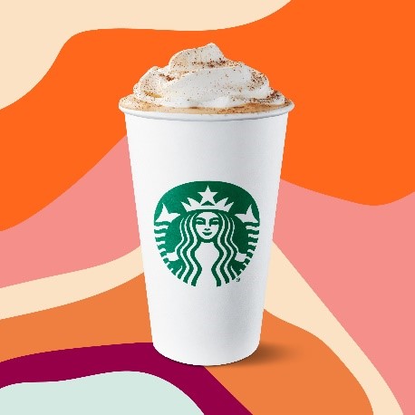 Latt&eacute; &agrave; la citrouille &eacute;pic&eacute;e de Starbucks