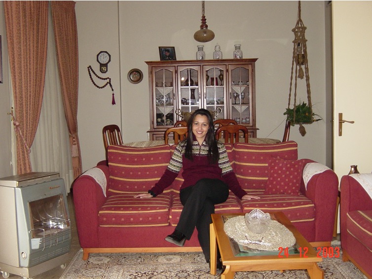Ruba Ghazal au domicile de sa grand-mère à Beyrouth avant les conflits de 2006