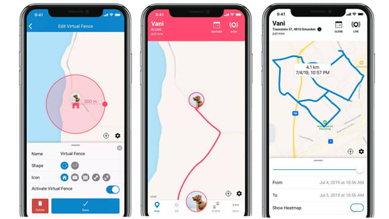 application mobile gps tractive