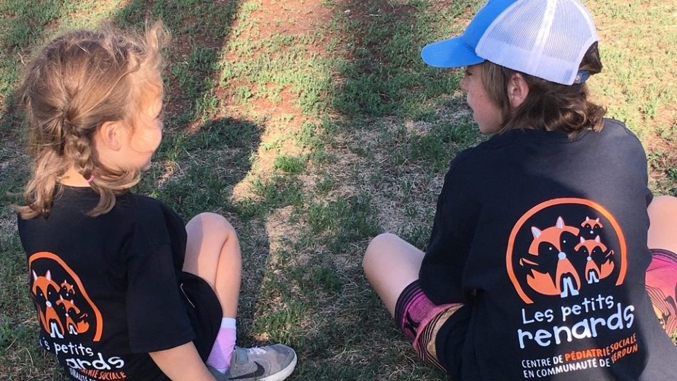 Des enfants du centre de pédiatrie de Verdun.