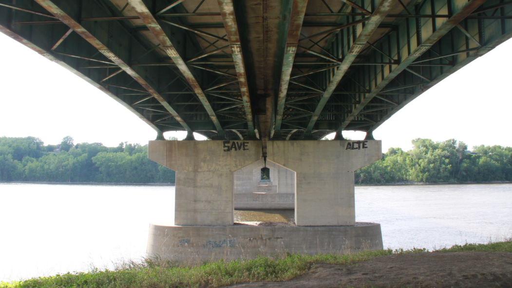L'actuel pont Pie-IX
