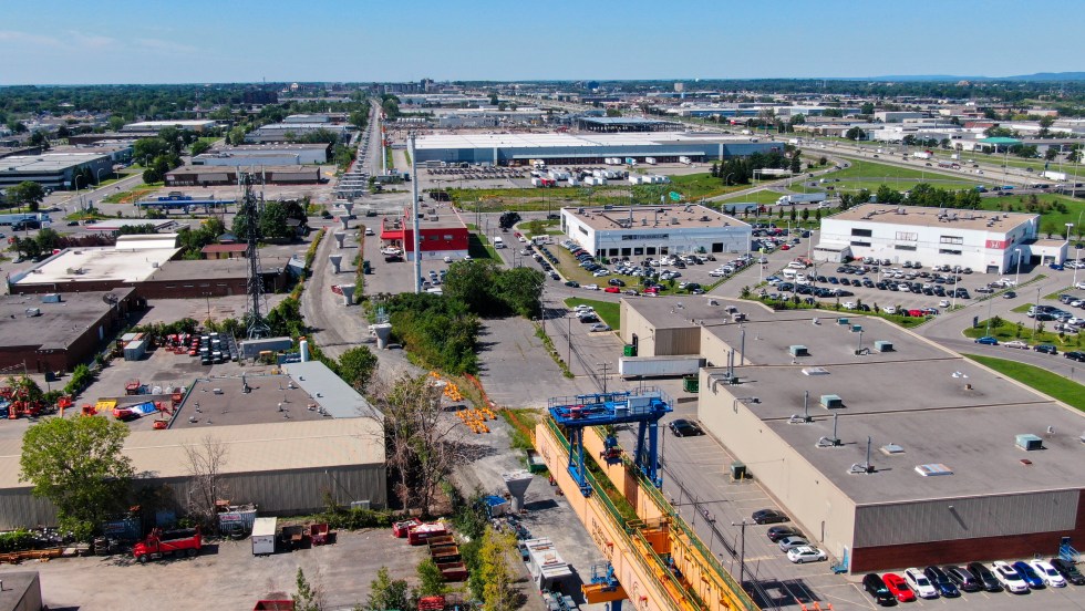 Poutre de lancement REM