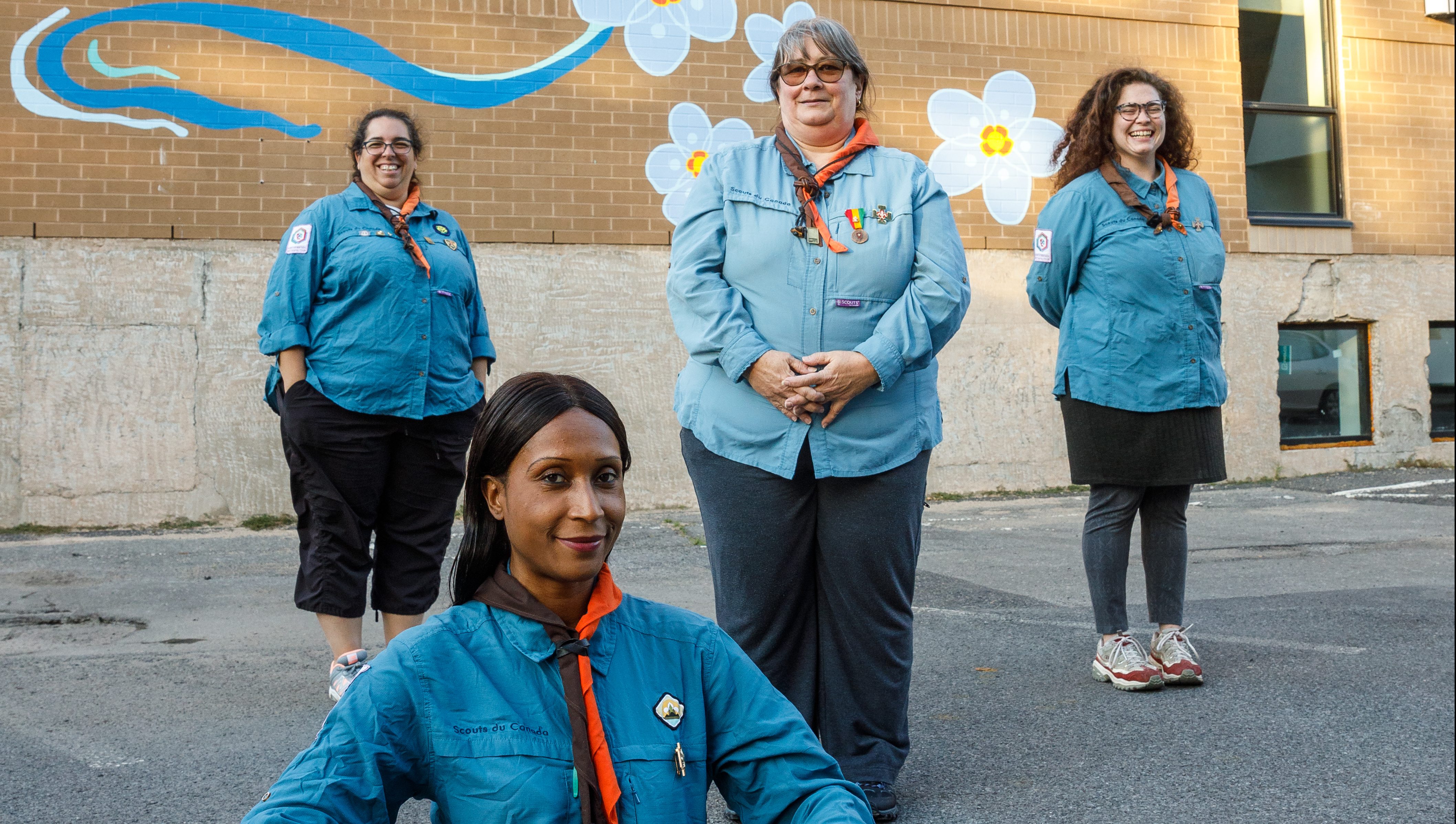 Responsables scoutes dans le Sud-Ouest.