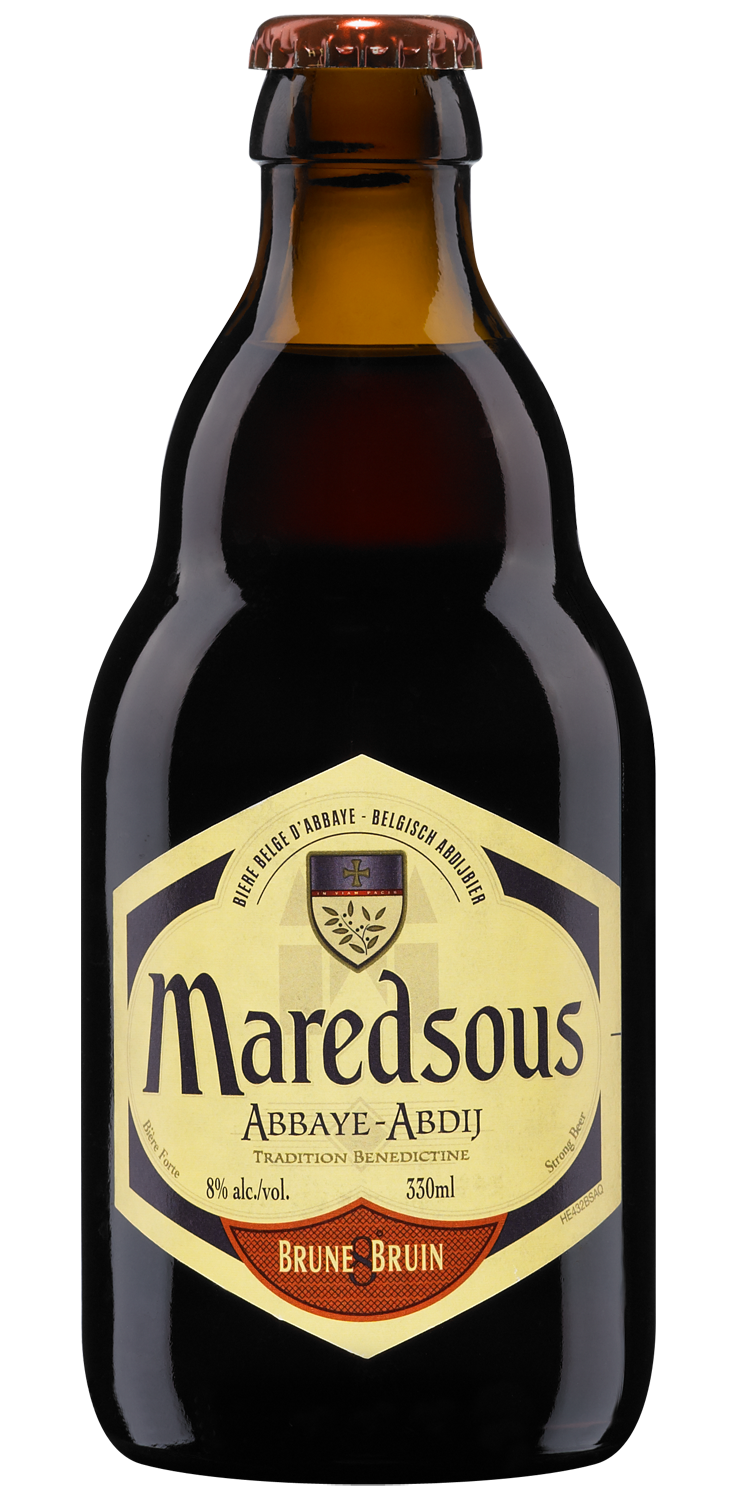 Bouteille de bi&egrave;re belge Maredsous