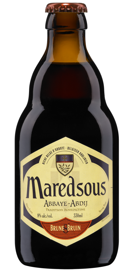 Bouteille de bière belge Maredsous