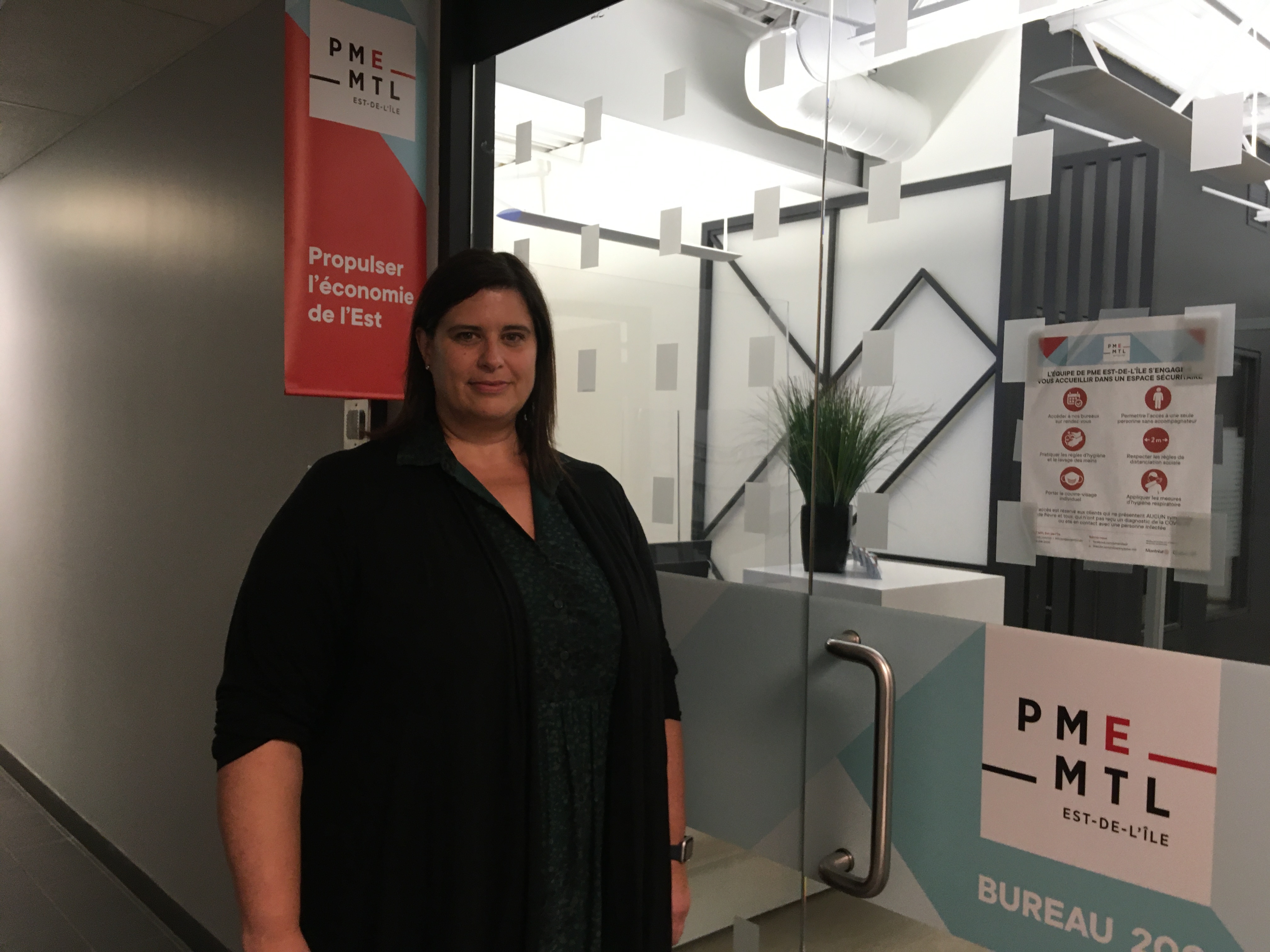 La directrice générale de PME Est-de-l’Île, Annie Bourgoin.