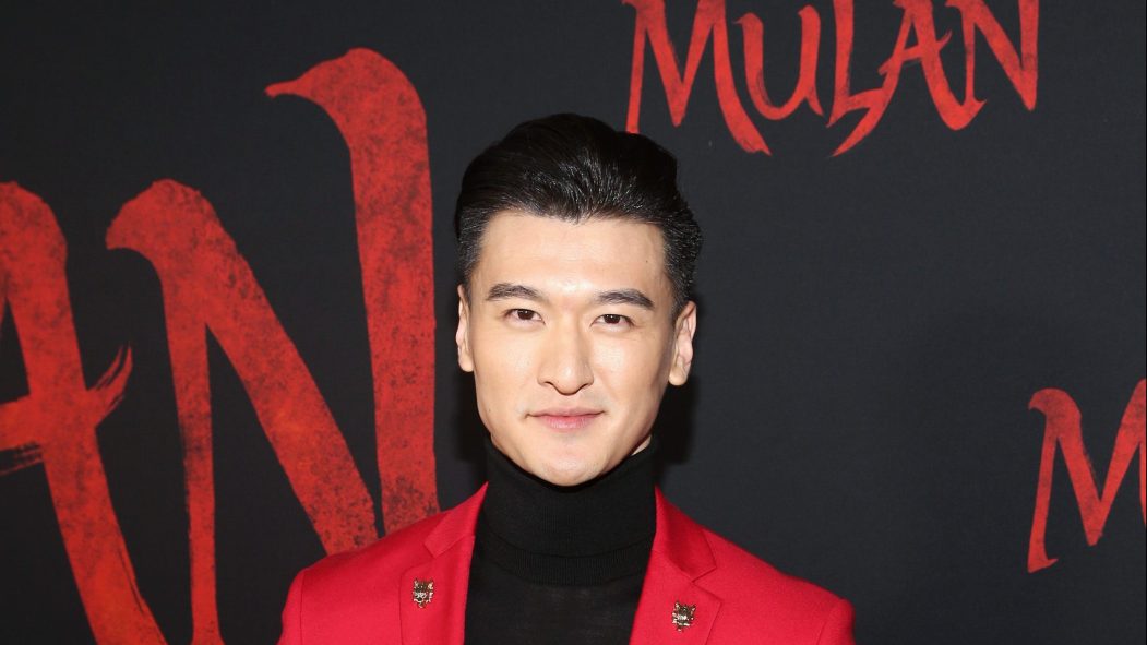 Chen Tang à la première mondiale de Mulan, le 9 mars 2020.
