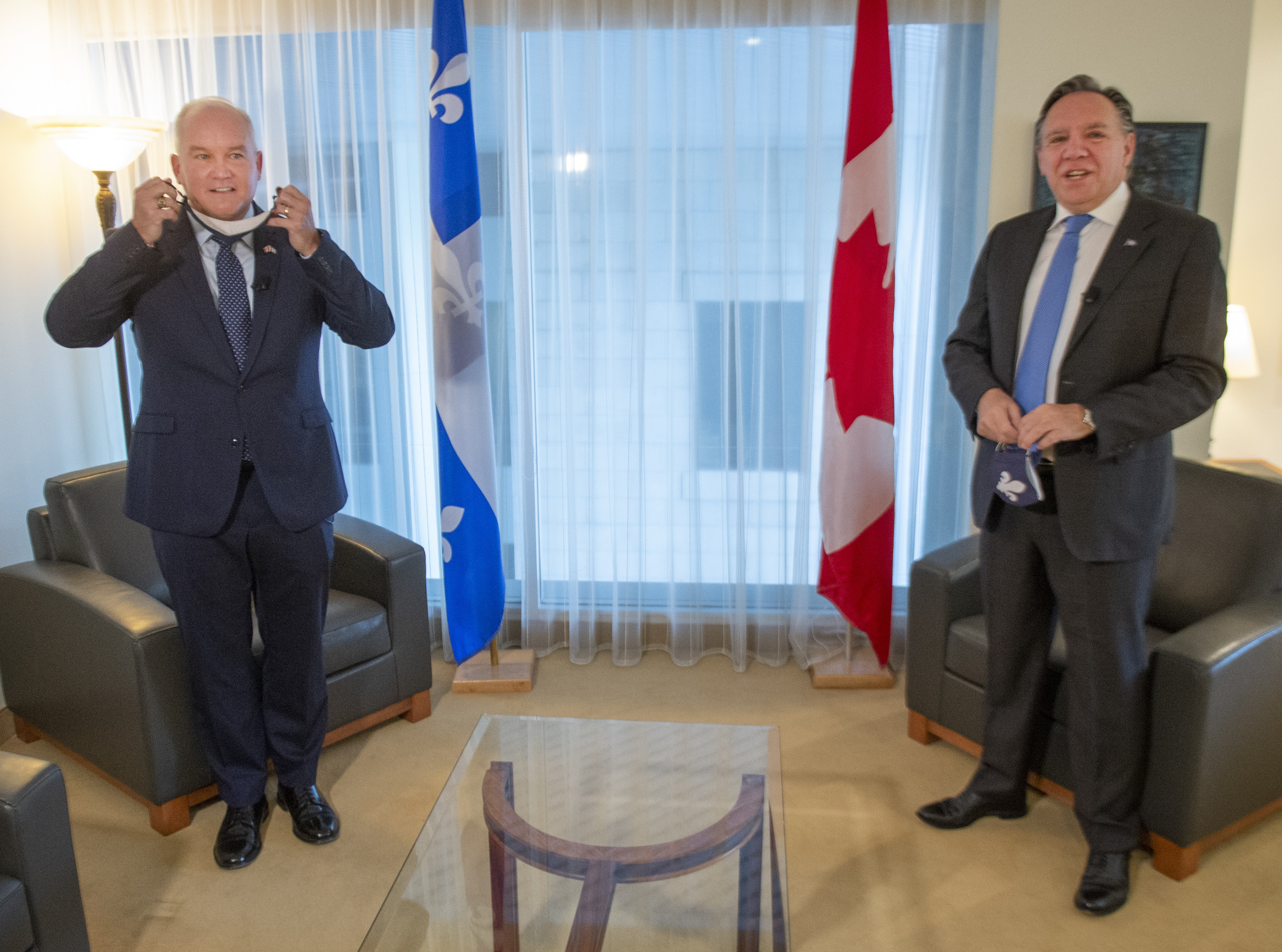 François Legault et Erin O'Toole