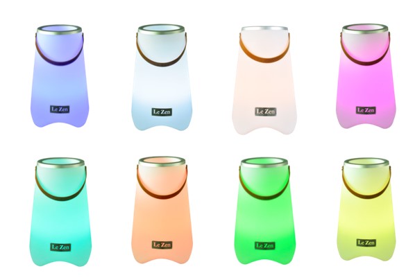 Le Zen peut &eacute;clair&eacute; avec sept couleurs diff&eacute;rentes