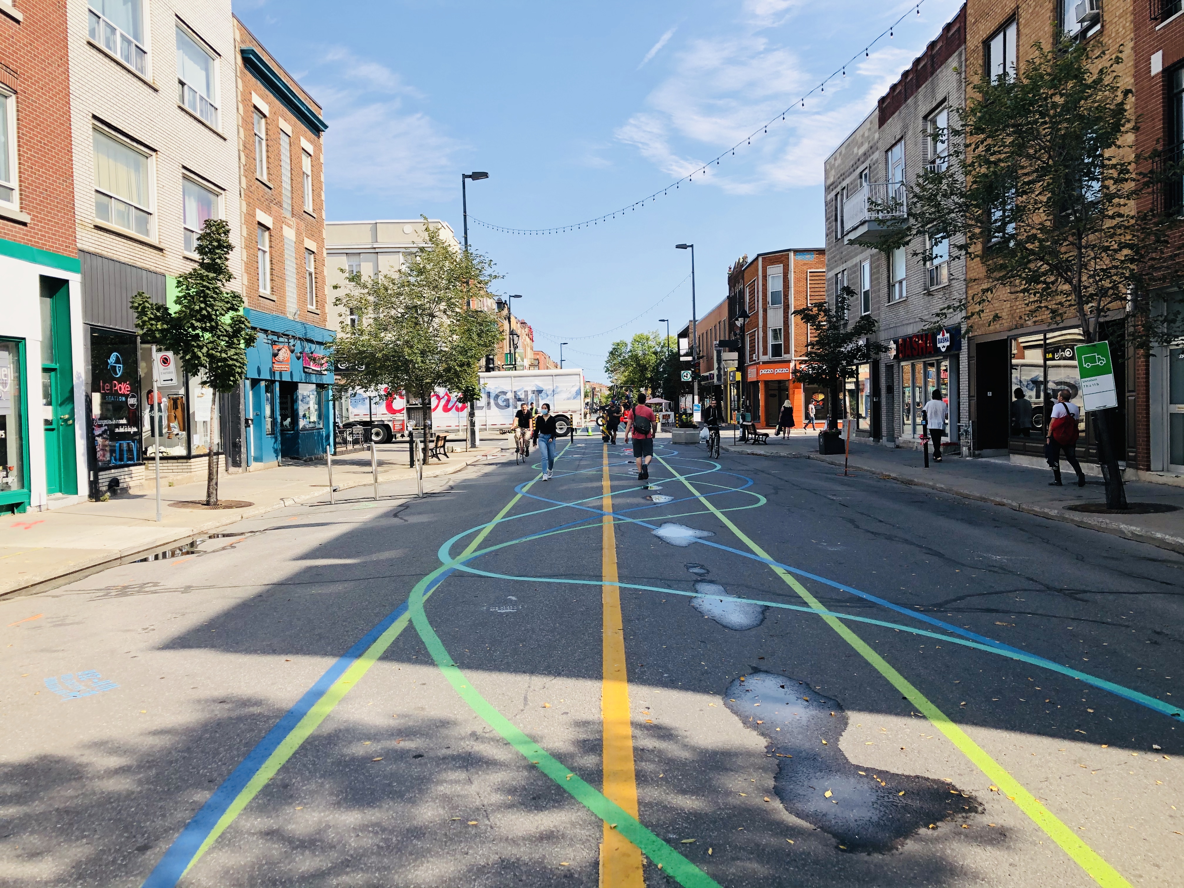 La rue Ontario, mardi 8 septembre