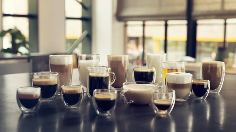 15 sortes caf&eacute;s machine espresso xelsis saeco
