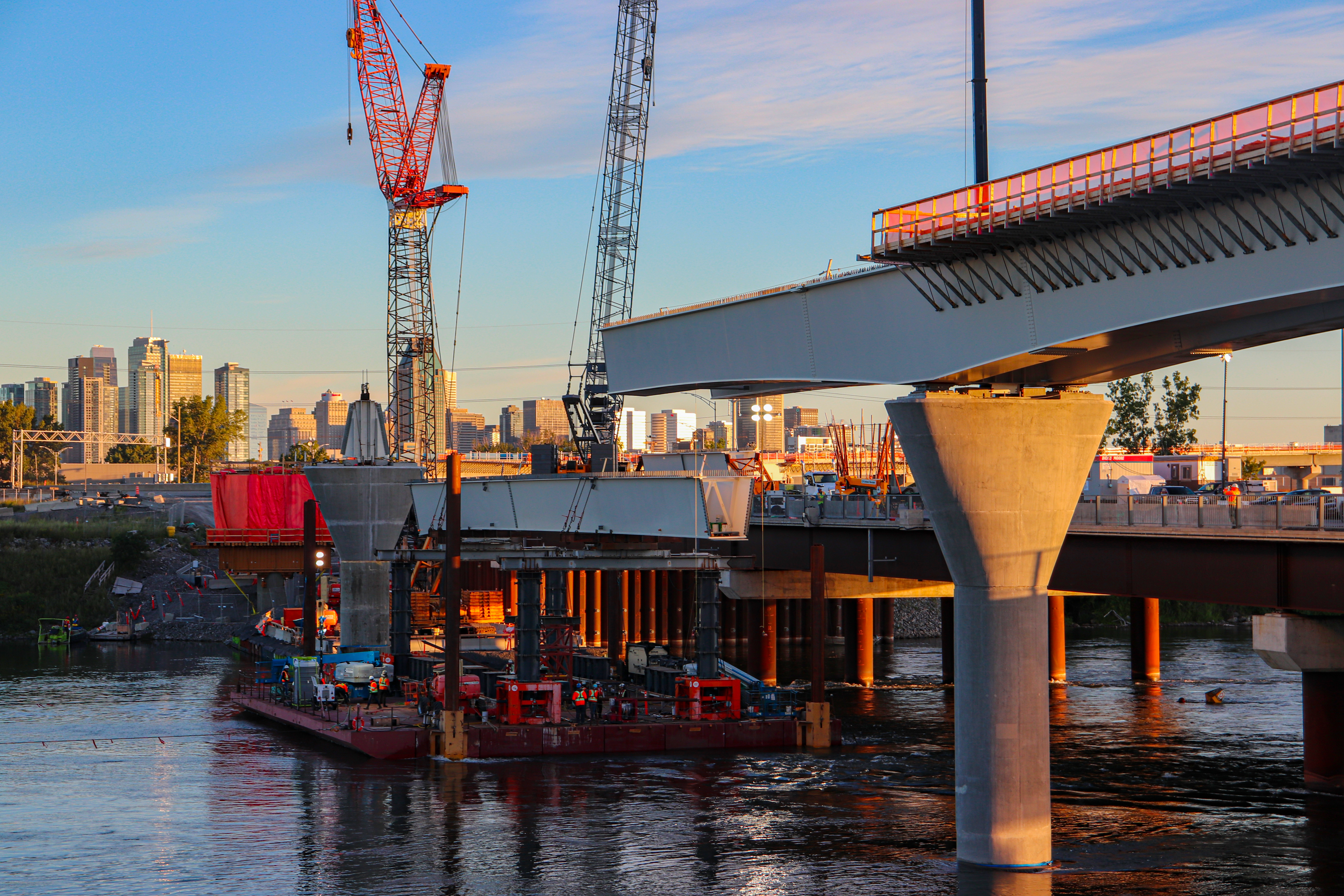 Les travaux du REM en 2020.
