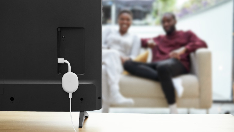 Chromecast Google TV t&eacute;l&eacute;vision contenu web