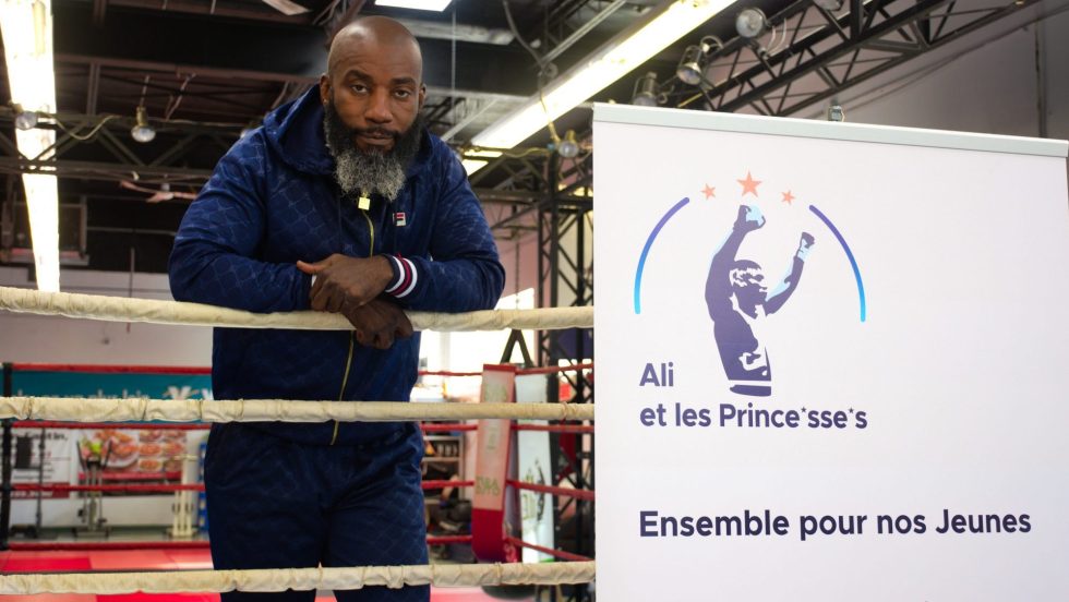 Ali Nestor dans le ring.