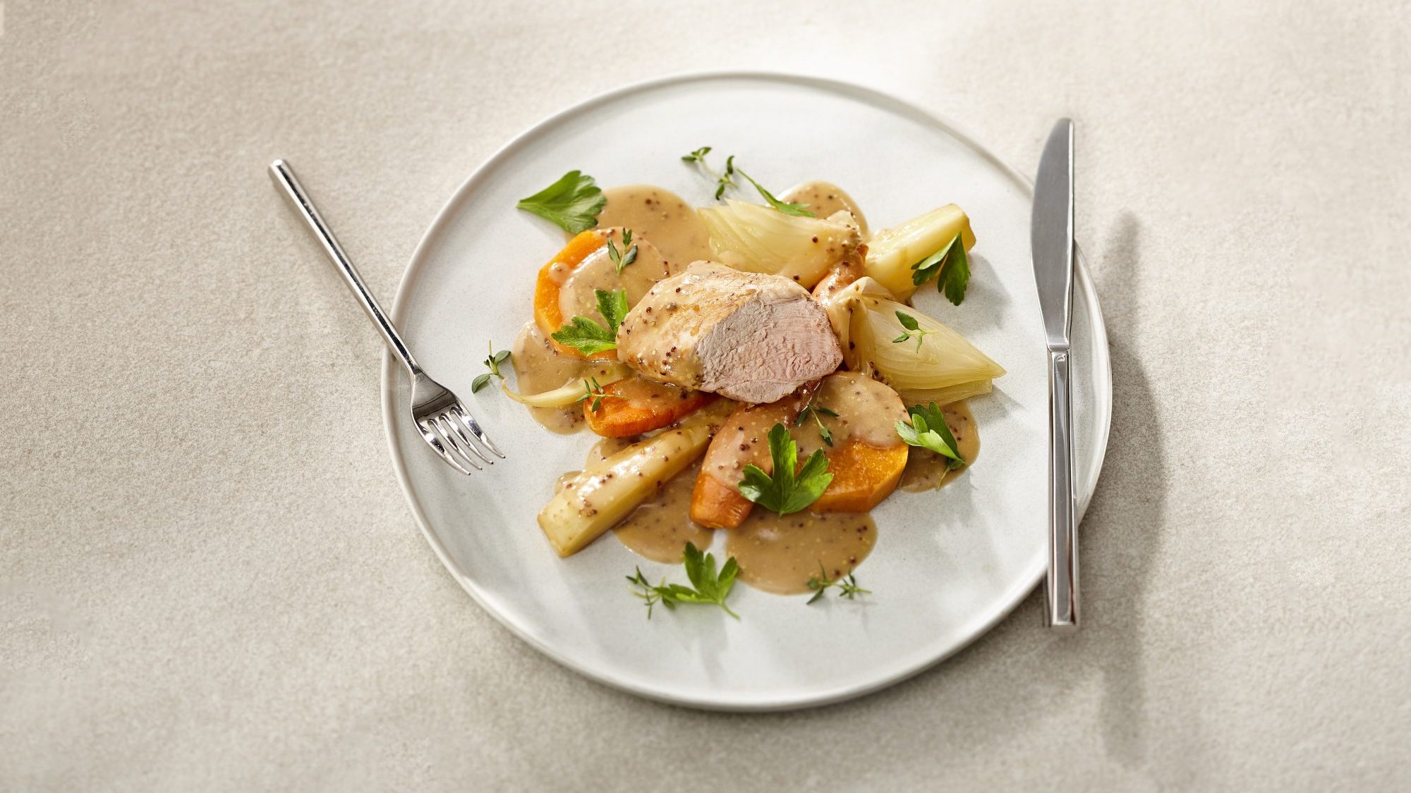 recette porc et &eacute;rable