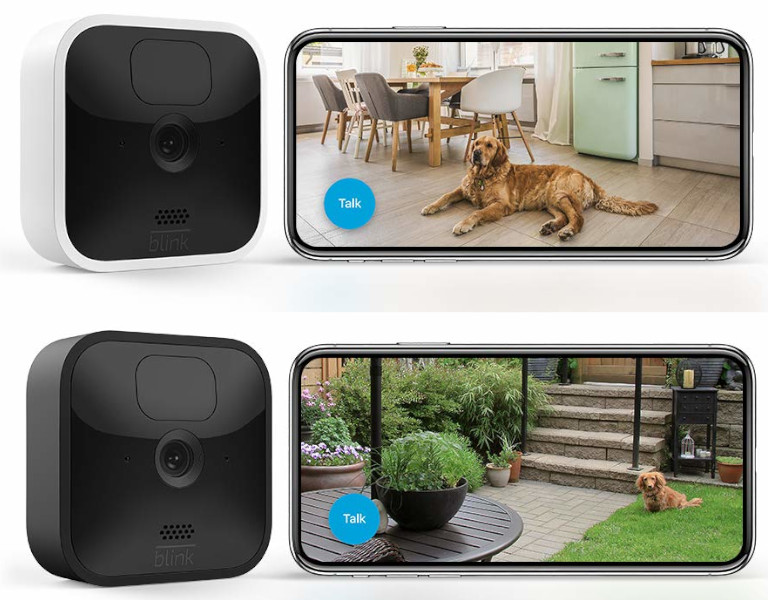 Cam&eacute;ra surveillance s&eacute;curit&eacute; Blink Indoor Outdoor t&eacute;l&eacute;phone intelligent