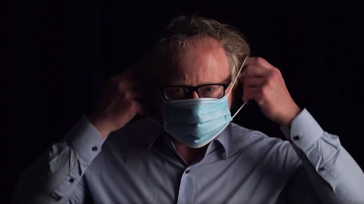 Le Dr David Lussier, résident de Verdun, a participé à la campagne de sensibilisation.