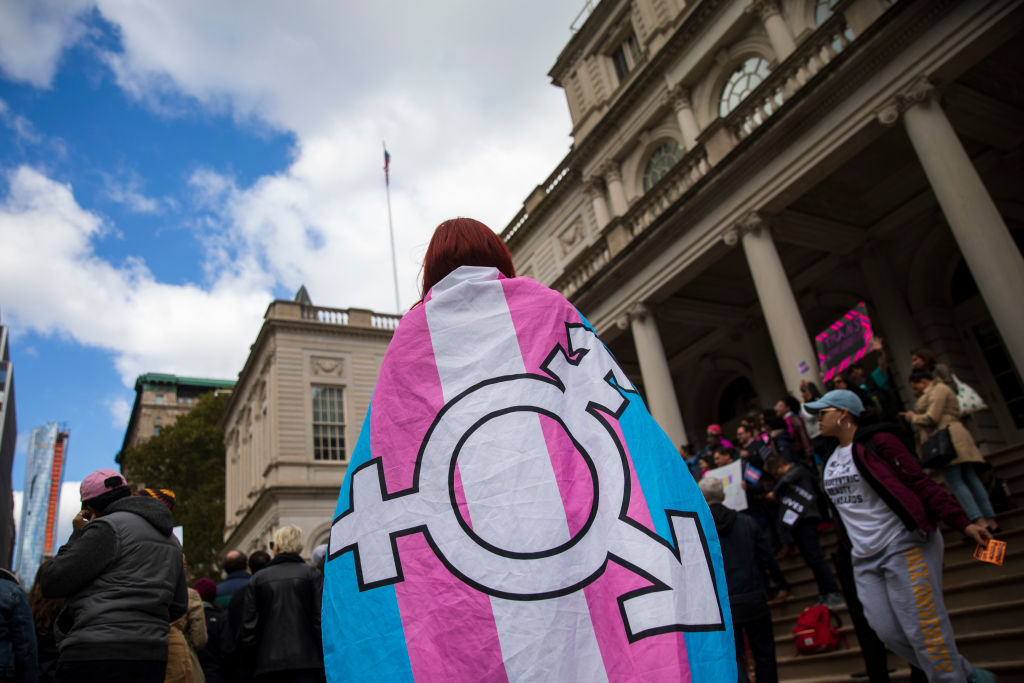 le drapeau des personnes trans