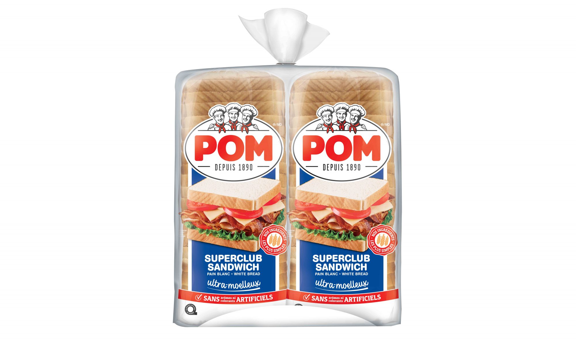 Emballage duo pain POM