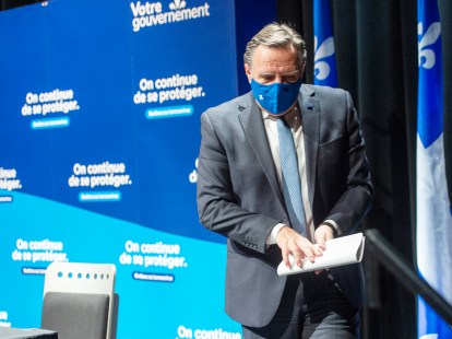 Le premier ministre François Legault confirme l'annulation des rassemblements de Noël