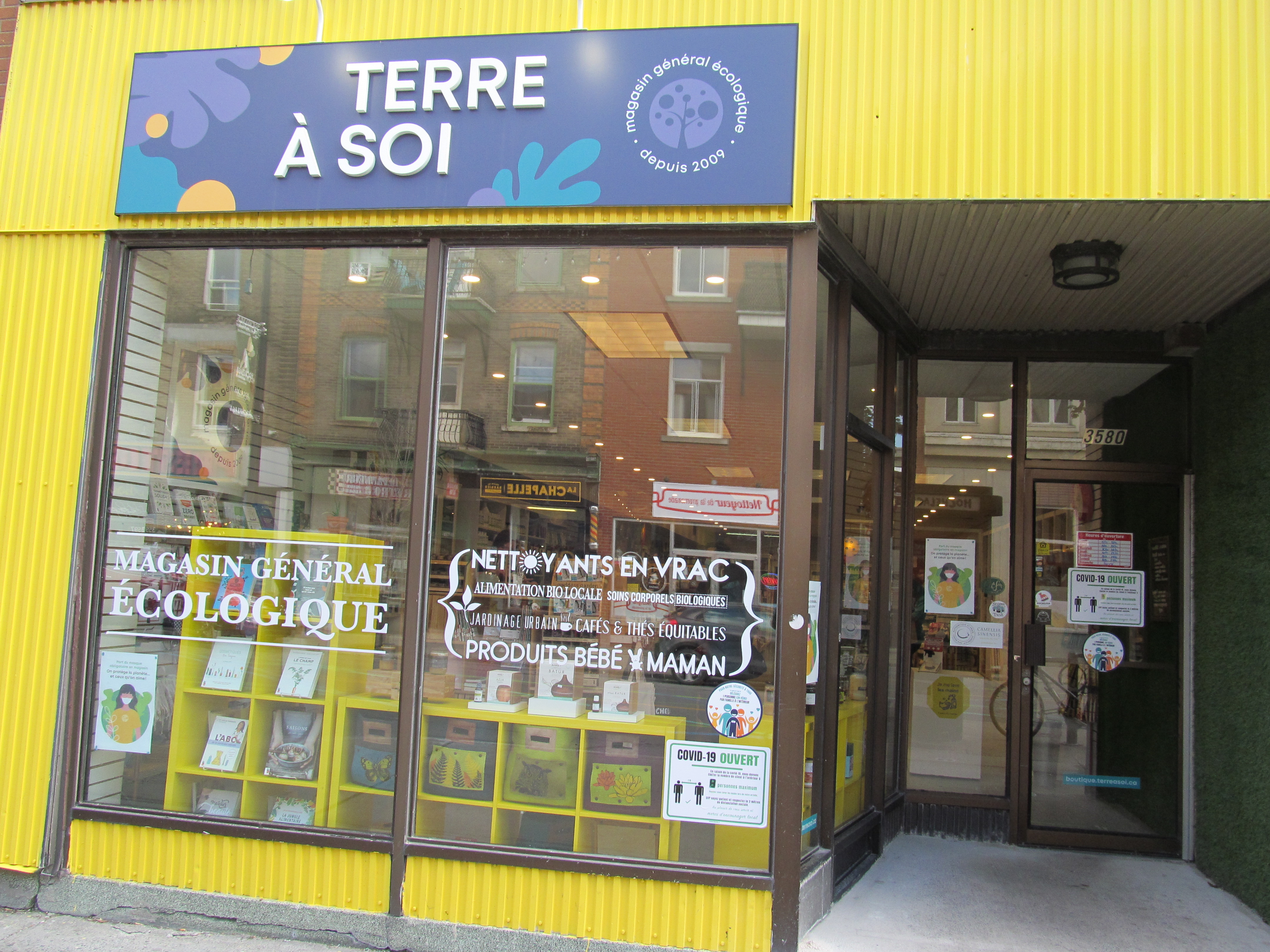 Le magasin Terre à soi