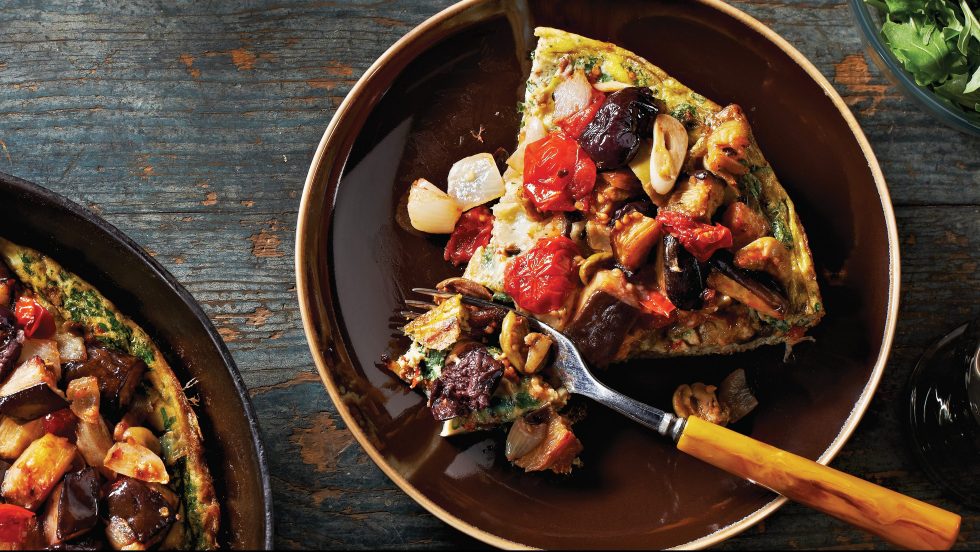 frittata à l'aubergine