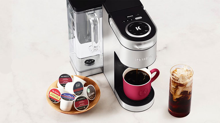 cafeti&egrave;re k-supreme keurig styl&eacute;e cuisine acier