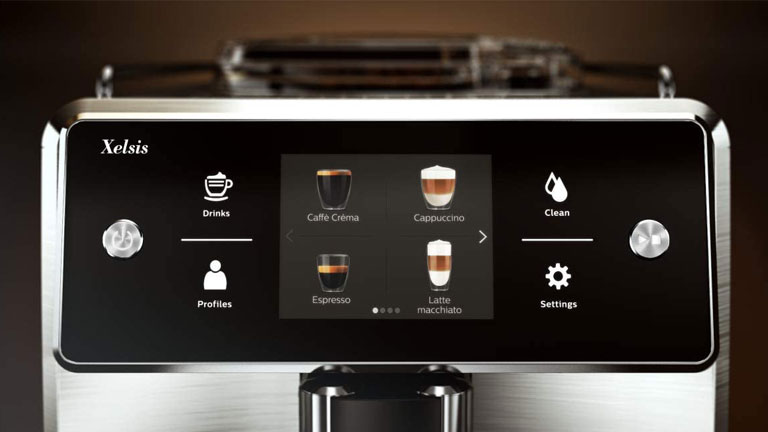 ecran tactile machine espresso xelsis saeco