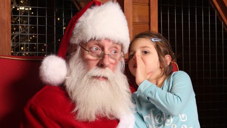 Père Noël et enfant