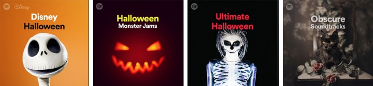 playlists th&eacute;matique halloween spotify