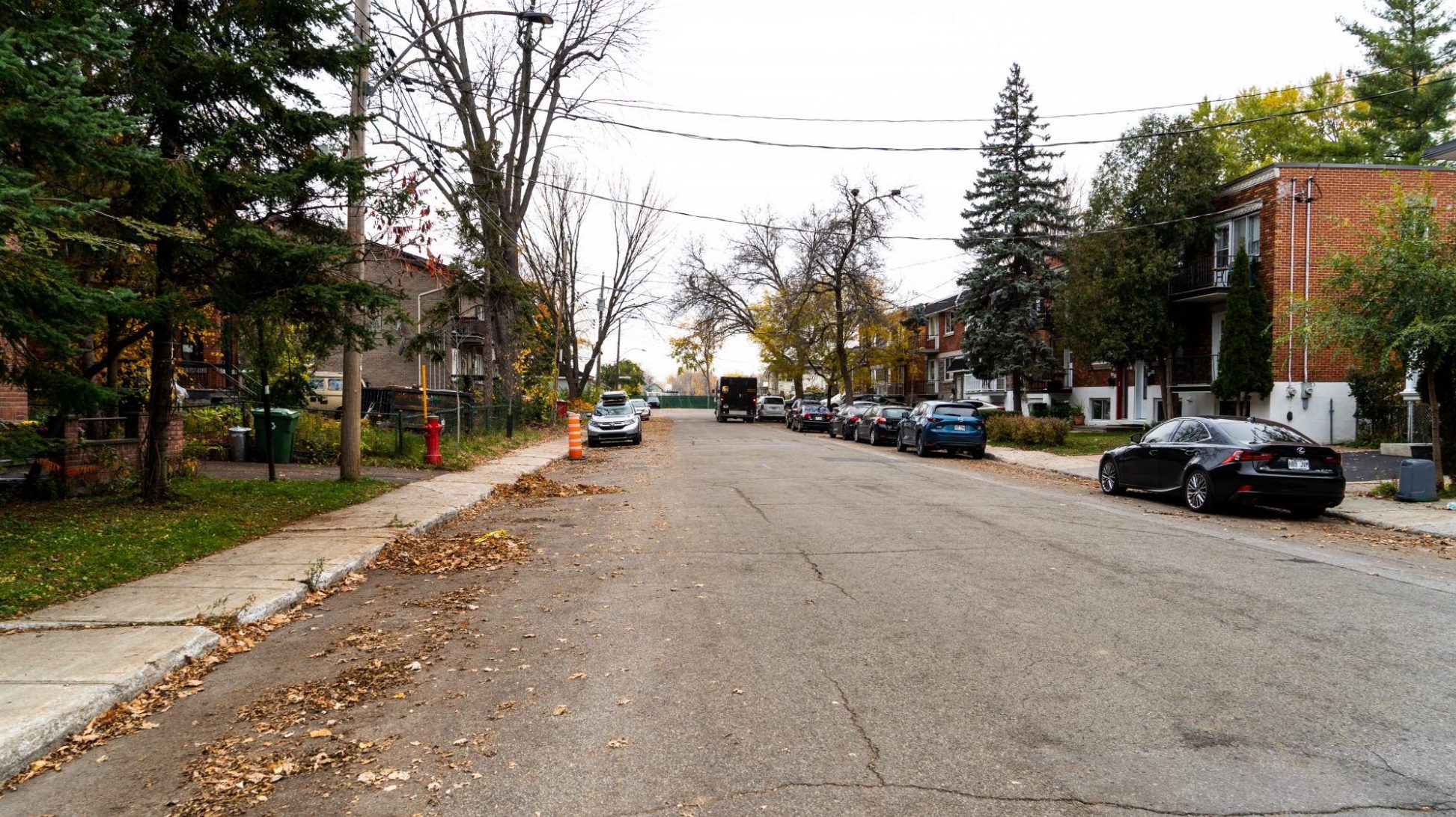 La rue Cousineau de Cartierville a été inondée en 2017