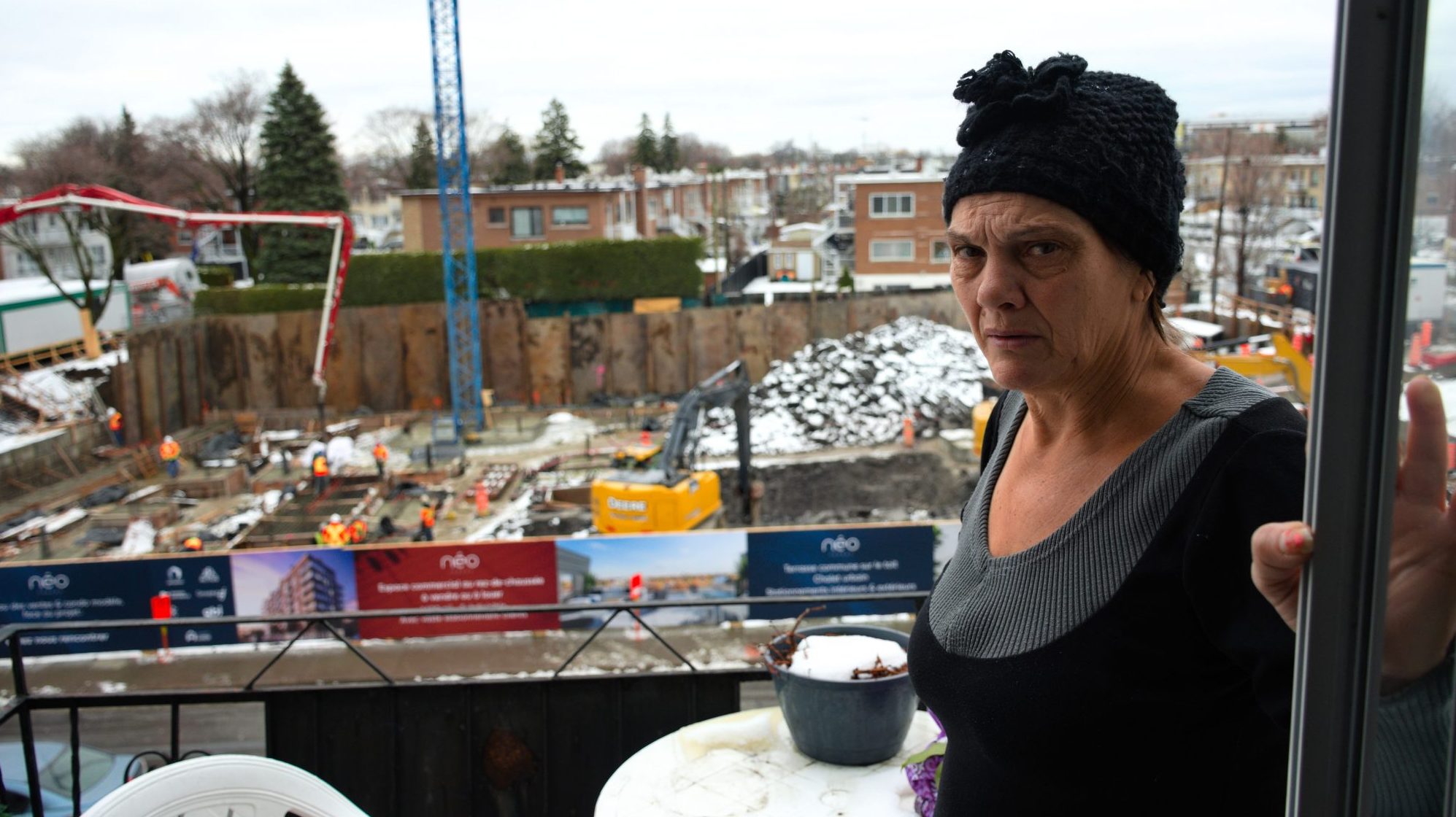 Un appartement invivable en raison du bruit d'un chantier