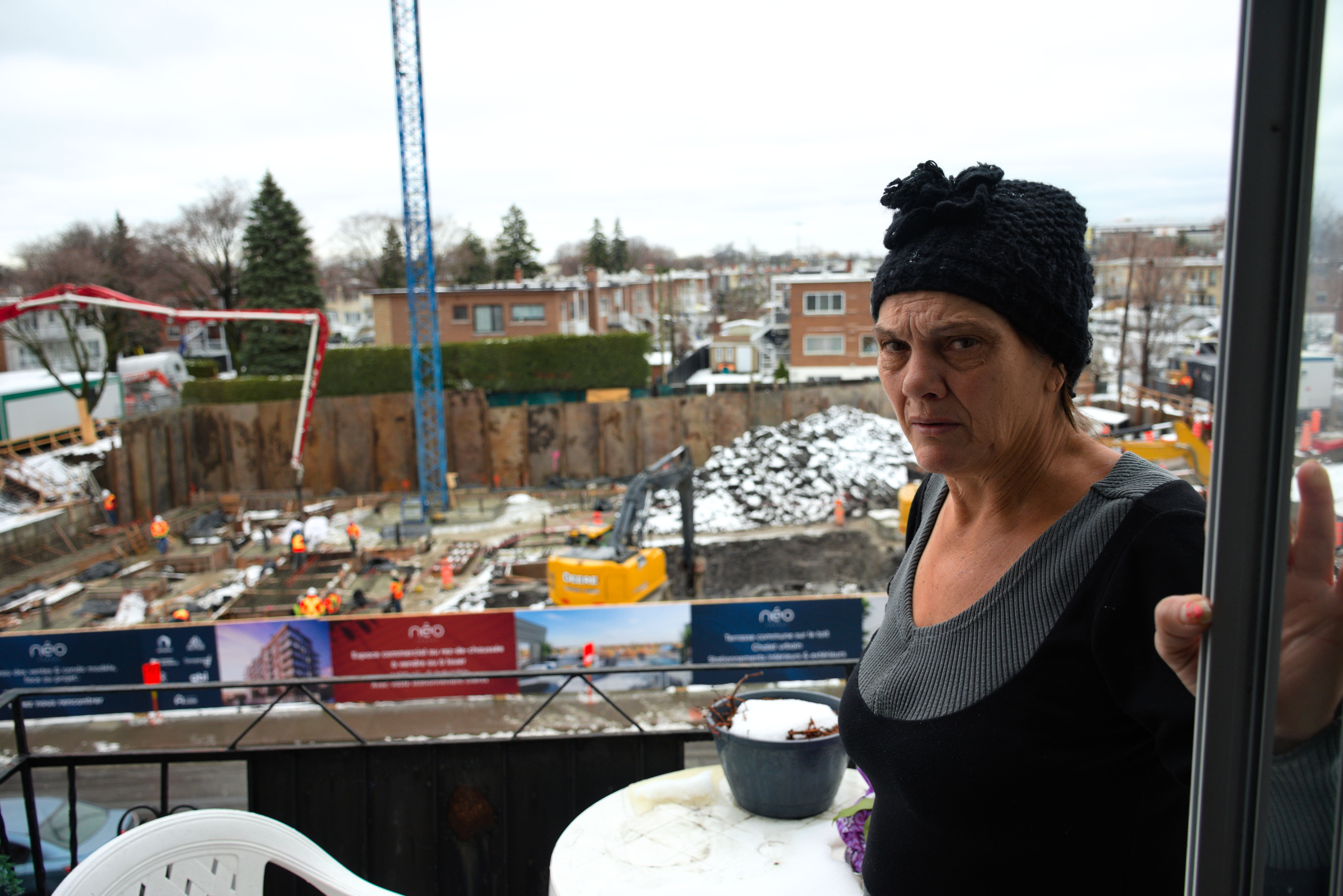 Un appartement invivable en raison du bruit d'un chantier