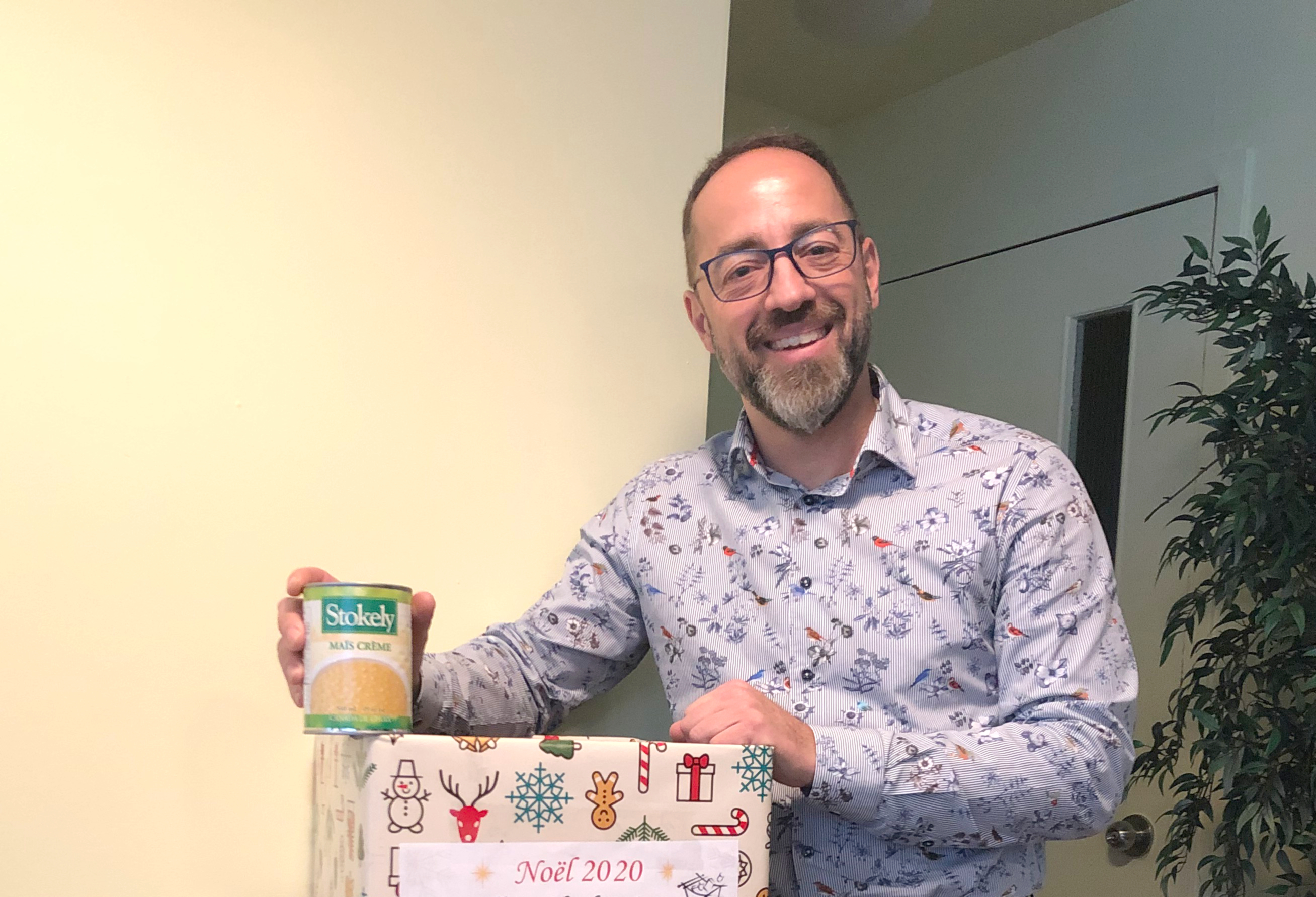 Donald Boisvert paniers de Noël à Bordeaux-Cartierville